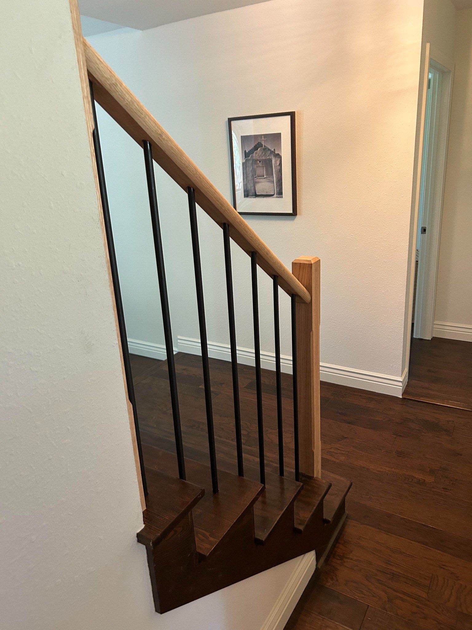 Newel post install